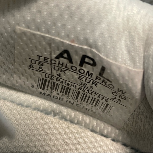 APL TECHLOOM PRO SNEAKERS White/off White Womens 6.5 - Picture 8 of 9